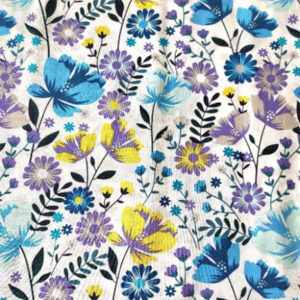 Bomuldspoplin Blomster 150cm 040 - 50 cm