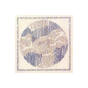 Dronningens Broderi broderikit - Dansk Vejr November 24 x 24 cm - Design af Dronning Margrethe II