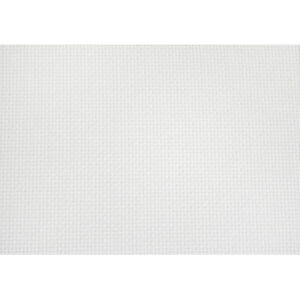 Aida 4,4 tr Broderistof 130 cm hvid - 50 cm