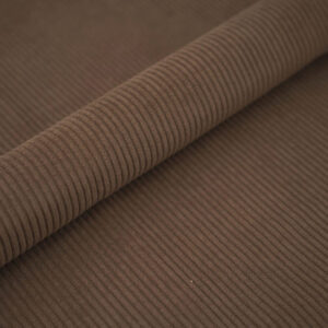 Møbelstof, Fløjl 142cm 018 Mørk Brun - 50cm