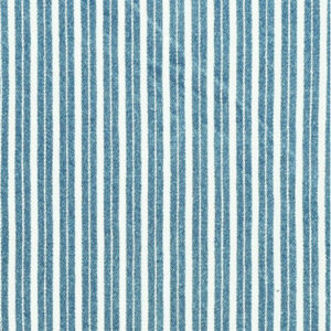 Denim Stof 145cm 006 Lyseblå Striber - 50cm