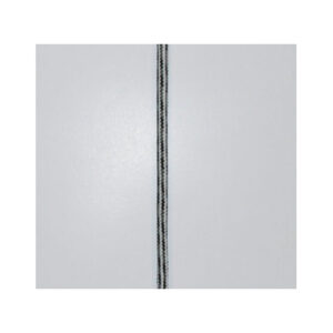 Anoraksnor Polyester 6mm Grå/Sort - 50 cm