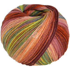 Lana Grossa Gomitolo Arte Garn 172 Orange/Dusky Pink/Pink/Gul Grøn/Gul/Turkis/Pink/Lilla/Smaragd/Blackberry