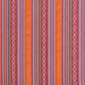 Jacquard m/ mexicanske striber 150cm Farve 738 - 50cm
