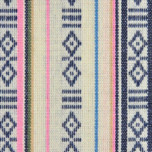 Jacquard m/ mexicanske striber 150cm Farve 751 - 50cm
