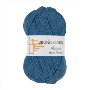 Viking Garn Alpaca Liten Storm 724 Mellemblå