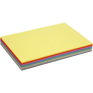 Creativ Karton, A3, ark 297x420 mm, 180 g, ass. farver, 300 ass. ark/ 1 pk.