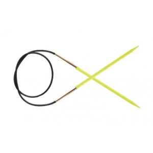 KnitPro Trendz Rundpinde Akryl 60cm 3,75mm / 23.6in US5 Fluorescent Green