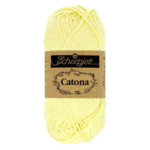 Scheepjes Catona Garn 100 Citron Chiffon - 10g