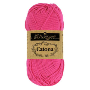Scheepjes Catona Garn 114 Chokerende Pink - 10g