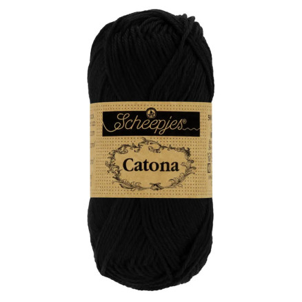 Scheepjes Catona Garn 110 Kulsort - 10g