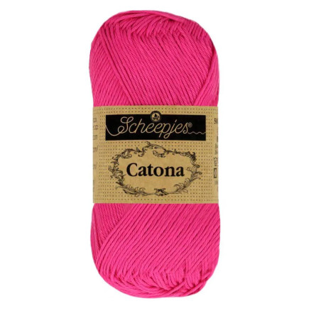 Scheepjes Catona Garn 604 Neon Pink - 10g
