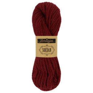 Scheepjes Soedan Garn 1306 Mørk Rød