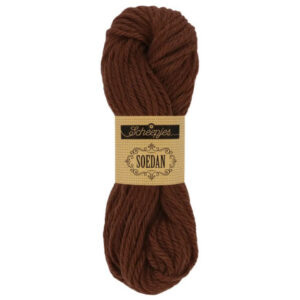 Scheepjes Soedan Garn 1338 Mørk Brun