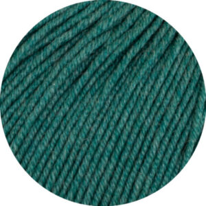 Lana Grossa Cool Wool Melangé Garn 425 Mørkegrå