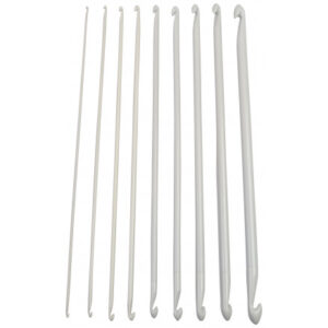 Pony Hæklenålesæt 35cm 3-12mm 9 størrelser til Tunesisk hækling / Hakning