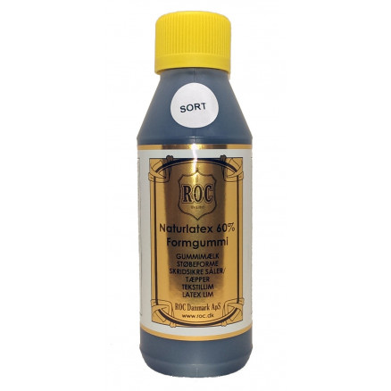 Latex Gummimælk Sort 250ml til bl.a. skridsikre såler, tæpper o.l.