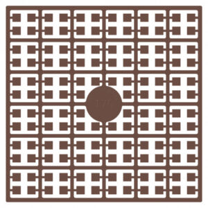 Pixelhobby Midi Perler 170 Ekstra Mørkebrun 2x2mm - 140 pixels