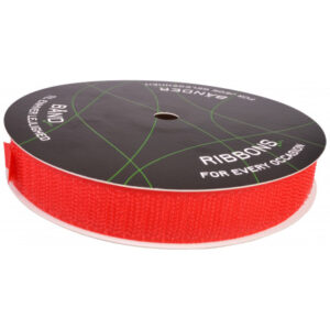 Balsløw Burrebånd Han/Hook 20mm 15 Rød - 5m