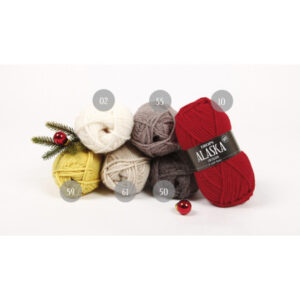 Julebluse KAL 2018 by DROPS Design Alaska str. S - XXXL