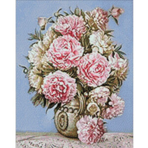 Wizardi Diamond Painting Pakke Paeonia Blomst 38x48cm