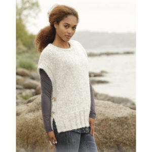 Winter is Coming by DROPS Design - Vest Strikkeopskrift str. S - XXXL
