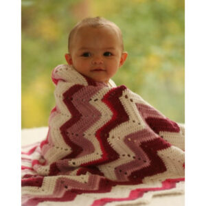 Baby Snug by DROPS Design - Tæppe Hækleopskrift 65/75 x 83 cm