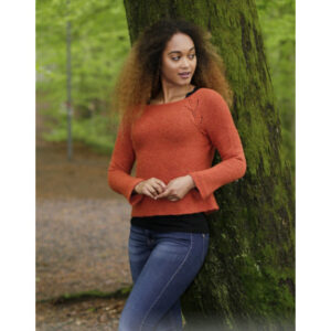 Autumn Vines by DROPS Design - Bluse Strikkeopskrift str. S - XXXL