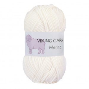 Viking Garn Merino 800 Hvid