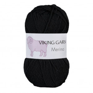 Viking Garn Merino 803 Sort