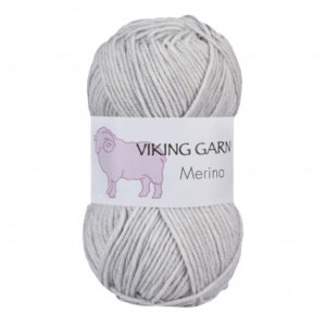 Viking Garn Merino 812 Perlegrå