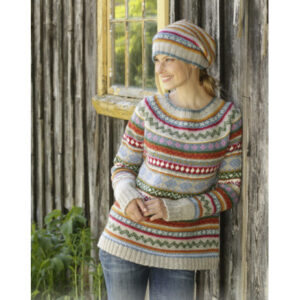 Winter Carnival by DROPS Design - Bluse Strikkeopskrift str. S - XXXL