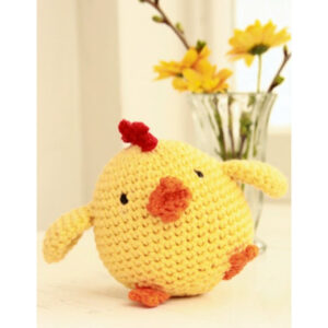 Chicken Little by DROPS Design - Påskekylling Hækleopskrift 12 cm