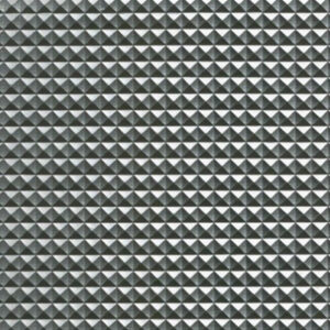 Kunstlæder Pyramider Stof 140cm 17 Lys grå metallic - 50cm