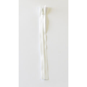 YKK Usynlig Lynlås Ikke delbar Hvid 4mm - 35cm