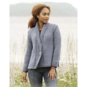 Winter Hues by DROPS Design - Jakke Strikkeopskrift str. S - XXXL