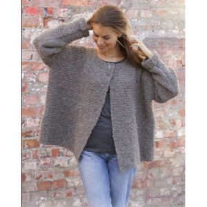 Willow Lane Jacket by DROPS Design - Jakke Strikkeopskift str. S - XXXL