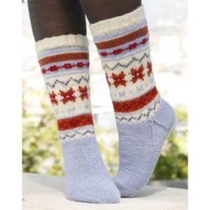 Winter Breeze by DROPS Design - Sokker Strikkeopskrift str. 35/37 - 44/46