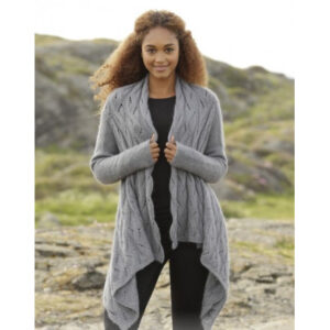 Winter Bird by DROPS Design - Jakke Strikkeopskrift str. S - XXXL