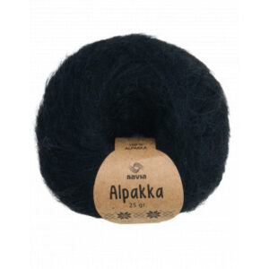 Navia Alpakka Garn 807 Sort