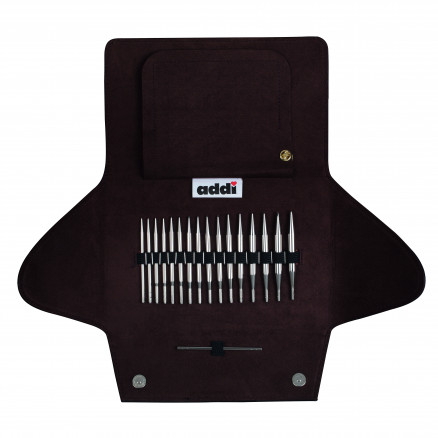 Addi Click Lace Korte Udskiftelige Rundpindesæt 40-100cm 3,5-8mm - 8 størrelser