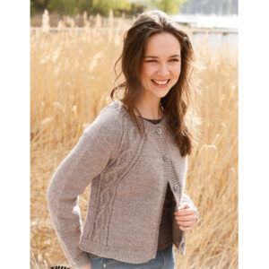 Autumn in the Air Cardigan by DROPS Design - Cardigan Strikkeopskrift str. S - XXXL