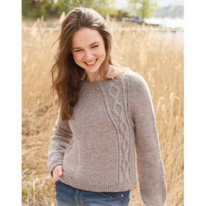 Autumn in the Air by DROPS Design - Bluse Strikkeopskrift str. S - XXXL