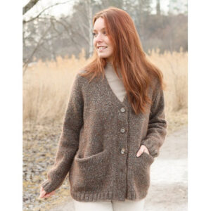 Autumn Woods Cardigan by DROPS Design - Cardigan Strikkeopskrift str. XS - XXL