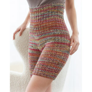 Woodland Berry Shorts by DROPS Design - Shorts Strikkeopskrift str. XS/S - XXL/XXXL