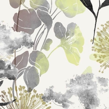 Bomuldsjersey Print Stof 150cm 068 Blomster - 50cm