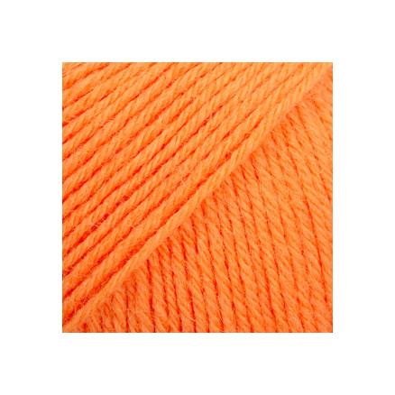 Drops Fabel Garn Unicolor 119 Elektrisk Orange