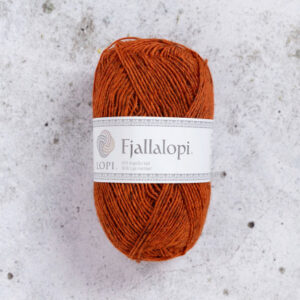 Ãstex Fjallalopi Garn 42 Orange-rød