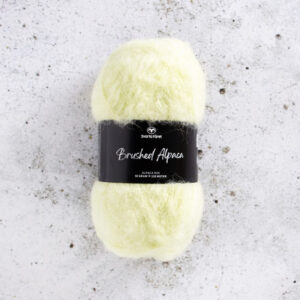 Svarta Fåret Brushed Alpaca Garn 05 Lemon Sorbet