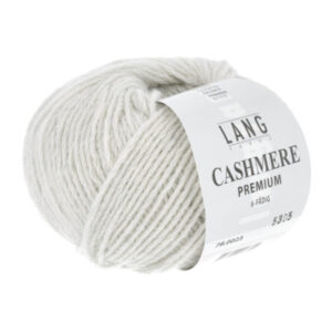 Lang Yarns Cashmere Premium Garn 23 Lysegrå Melangé